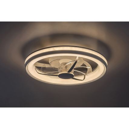 Rabalux - LED Plafón regulable con ventilador LED/40W/230V 3000/4000/6000K Wi-Fi + control remoto