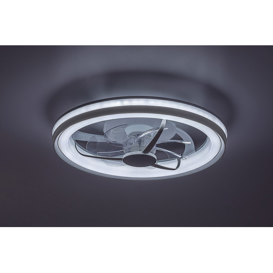 Rabalux - LED Plafón regulable con ventilador LED/40W/230V 3000/4000/6000K Wi-Fi + control remoto