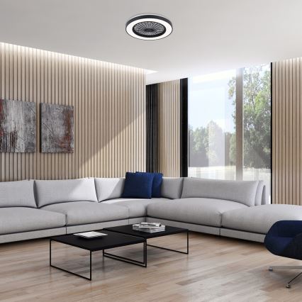 Rabalux - LED Plafón regulable con ventilador LED/40W/230V 3000/4000/6000K Wi-Fi + control remoto