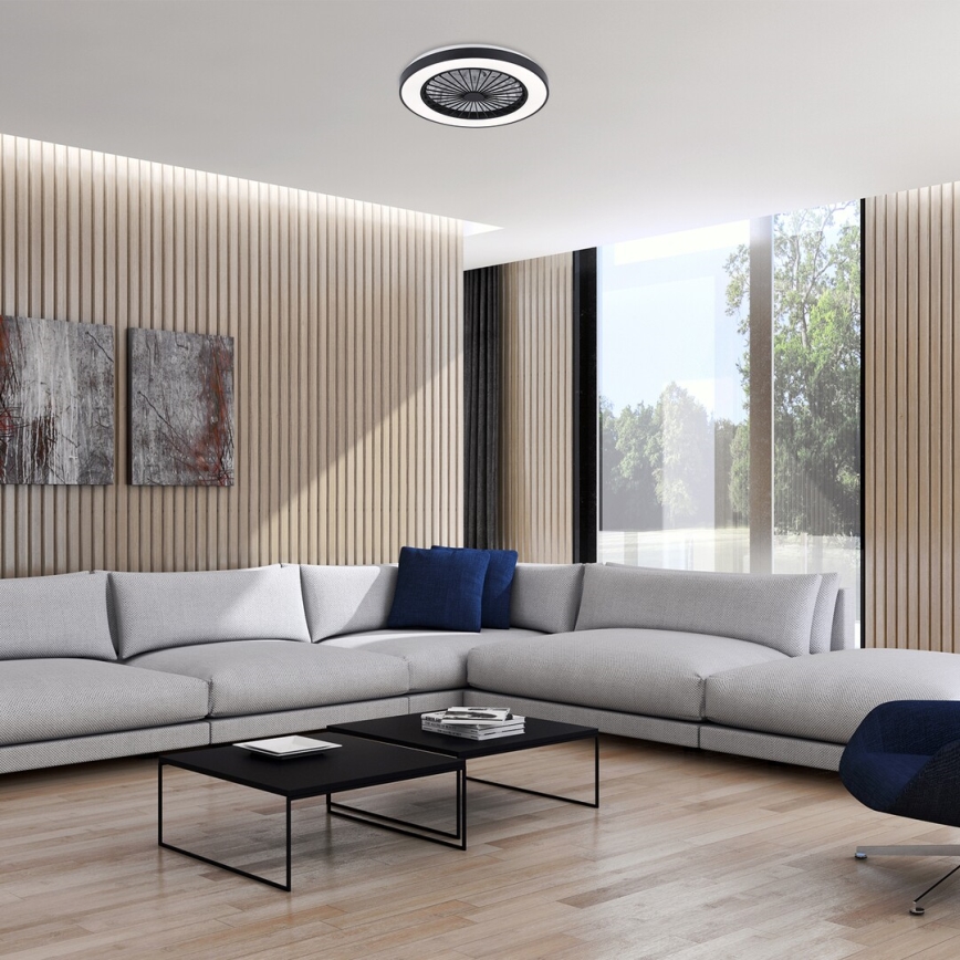 Rabalux - LED Plafón regulable con ventilador LED/40W/230V 3000/4000/6000K Wi-Fi + control remoto