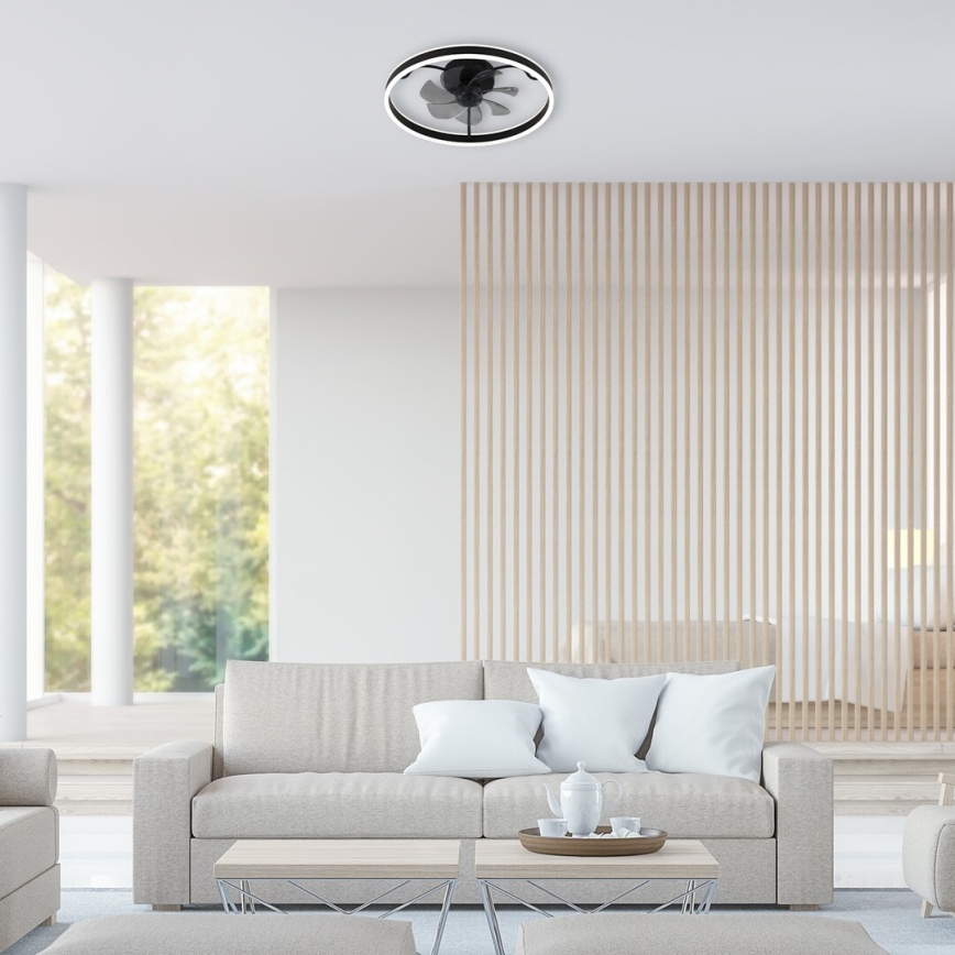 Rabalux - LED Plafón regulable con ventilador LED/40W/230V 3000/4000/6000K Wi-Fi + control remoto