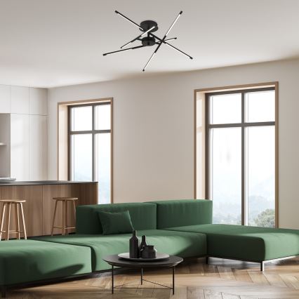 Rabalux - Lámpara de techo LED LED/40W/230V 3000K negro