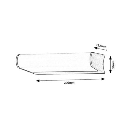 Rabalux - Aplique LED para exterior LED/6,5W/230V IP44