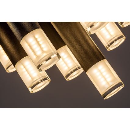 Rabalux - Plafón 13xG9/5W/230V negro