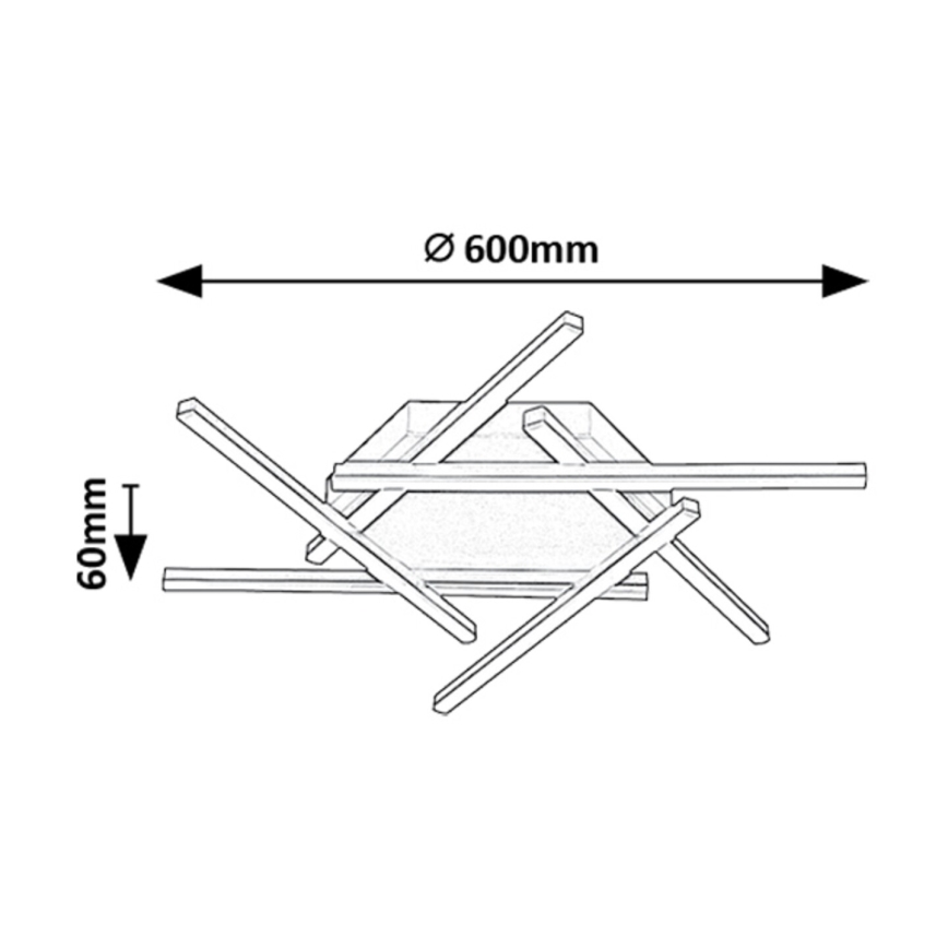 Rabalux - Lámpara de techo LED LED/40W/230V 3000K