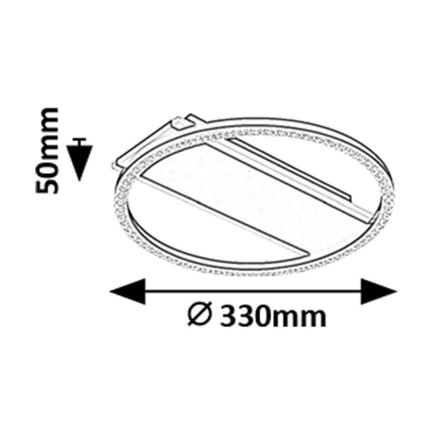 Rabalux - Plafón LED LED/24W/230V 3000K