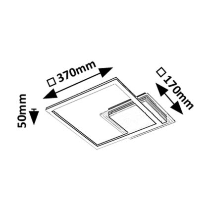 Rabalux - Plafón LED LED/24W/230V 3000K