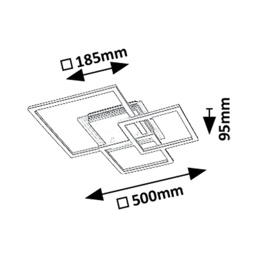 Rabalux - Plafón LED LED/40W/230V 3000K