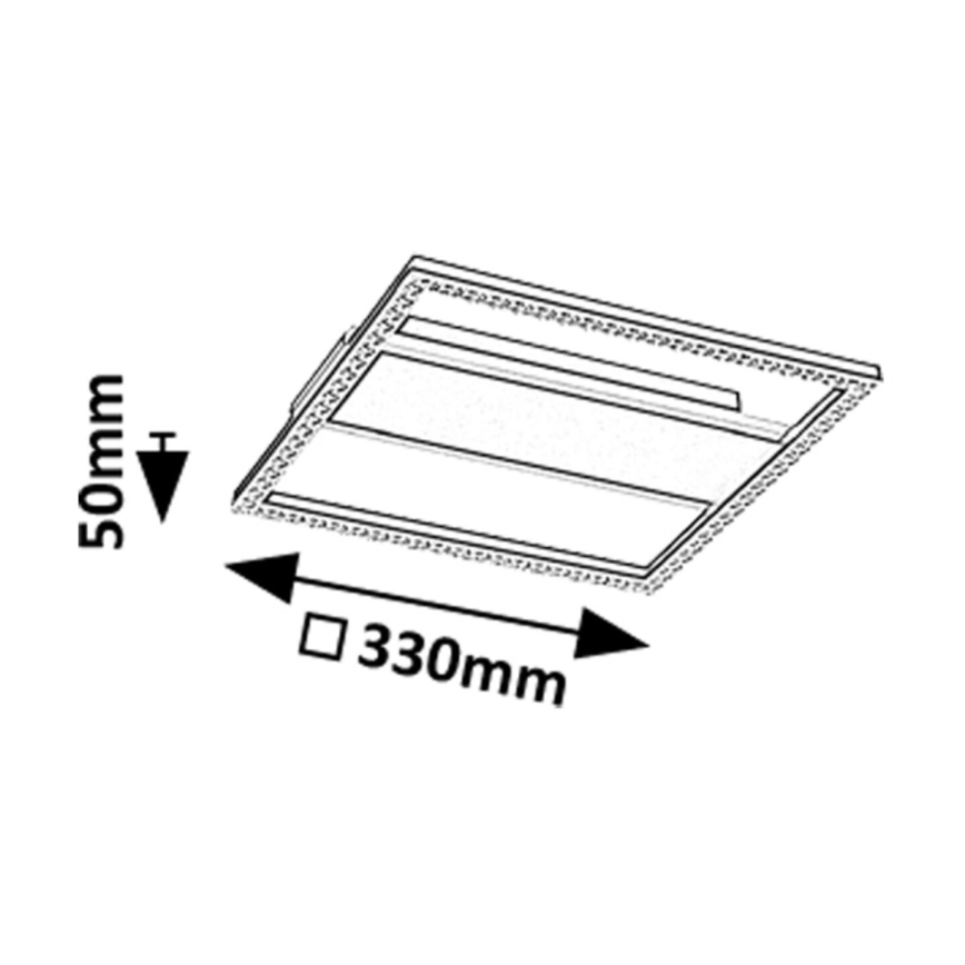 Rabalux - Plafón LED LED/24W/230V 4000K