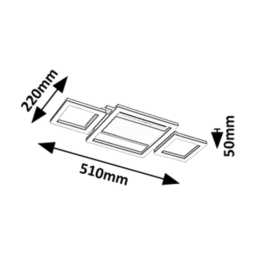 Rabalux - Plafón LED LED/24W/230V 4000K