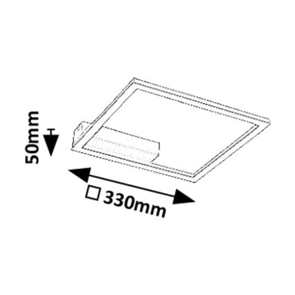 Rabalux - Plafón LED LED/24W/230V 3000K