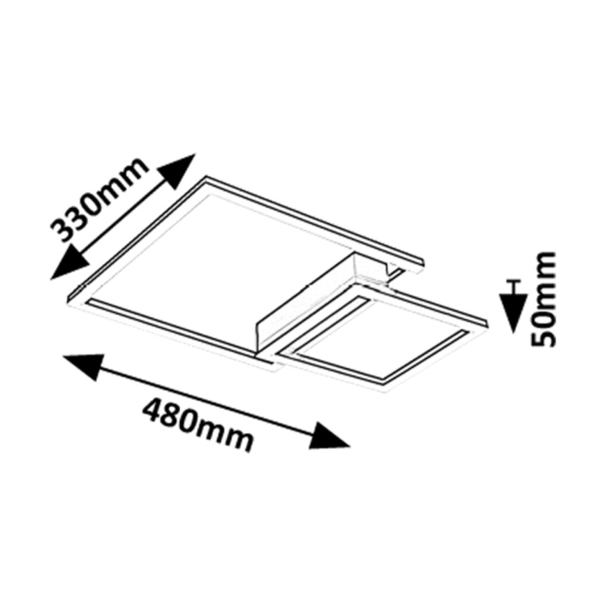 Rabalux - Plafón LED LED/24W/230V 3000K