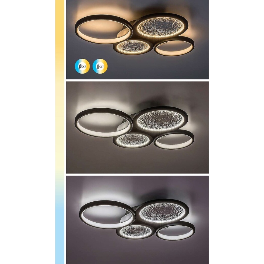 Rabalux - Plafón LED regulable LED/40W/230V 3000-6500K + control remoto