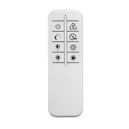 Rabalux - Plafón LED regulable LED/40W/230V 3000-6500K + control remoto