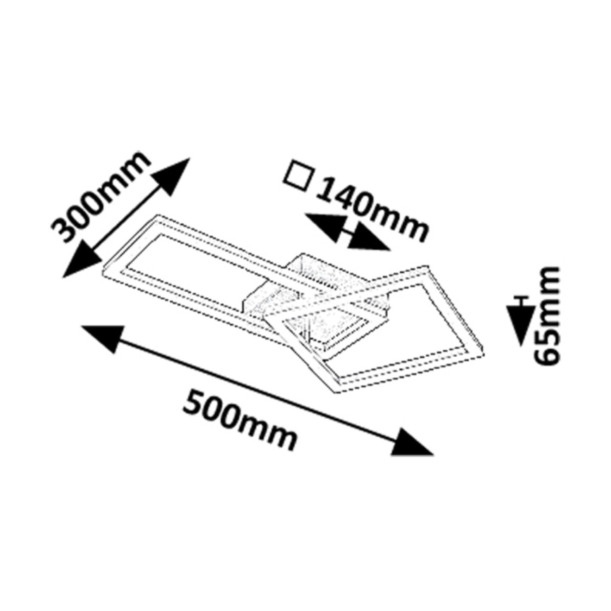 Rabalux - Plafón LED LED/24W/230V 3000K