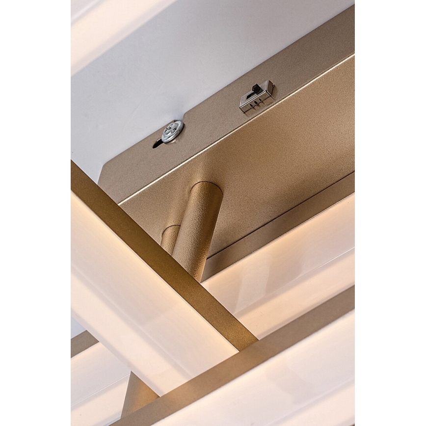 Rabalux - Plafón LED LED/22W/230V 3000/4000/6500K dorado