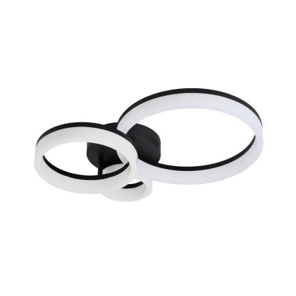 Rabalux - Plafón LED LED/24W/230V 3000/4000/6500K negro