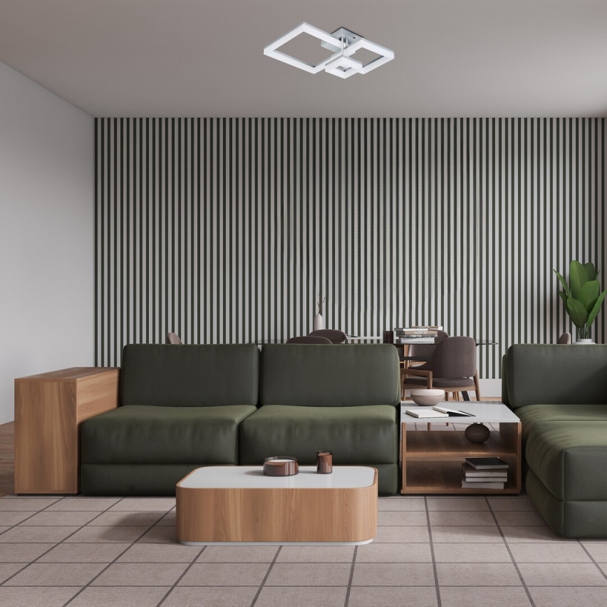 Rabalux - Plafón LED LED/22W/230V 3000/4000/6500K cromo mate