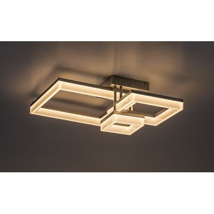 Rabalux - Plafón LED LED/22W/230V 3000/4000/6500K cromo mate