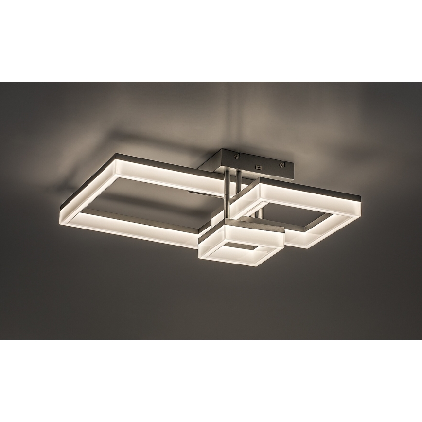 Rabalux - Plafón LED LED/22W/230V 3000/4000/6500K cromo mate