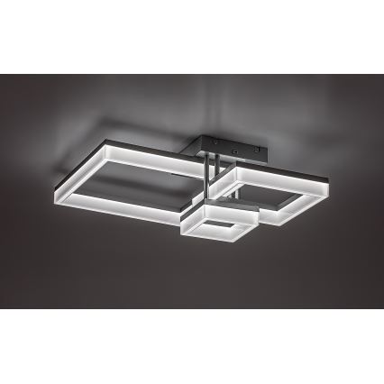 Rabalux - Plafón LED LED/22W/230V 3000/4000/6500K cromo mate