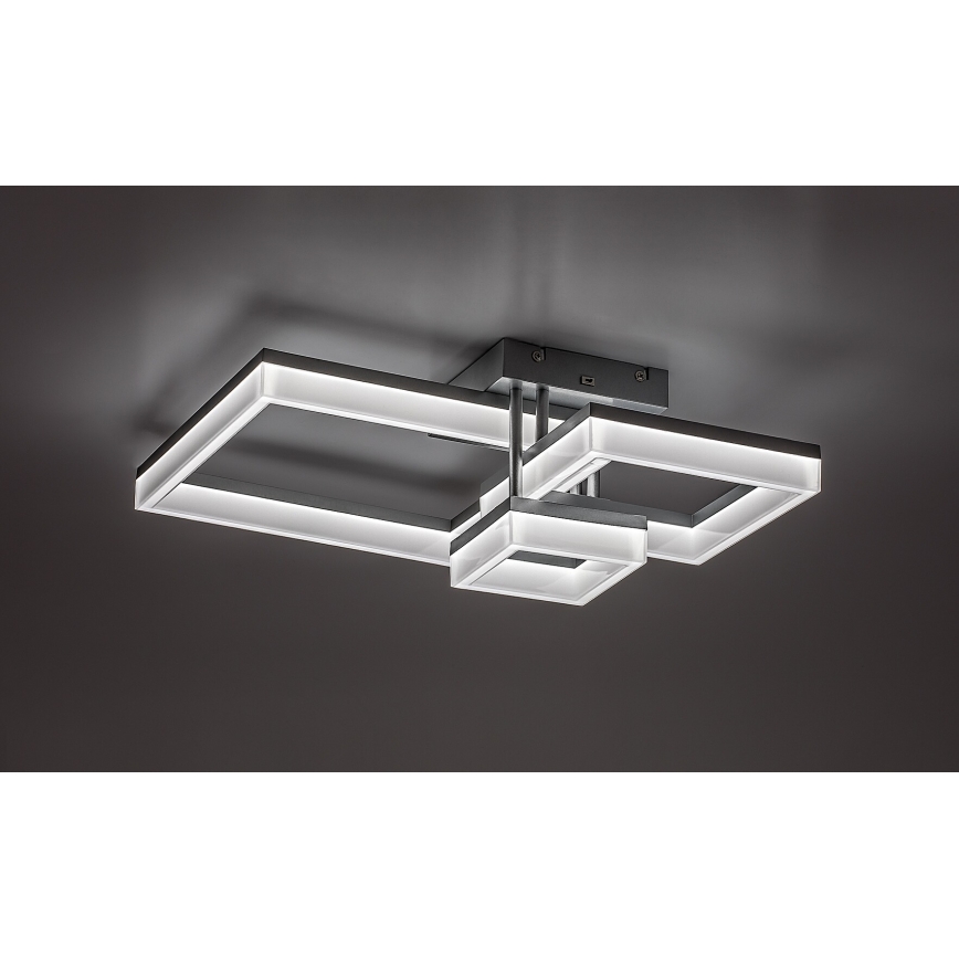 Rabalux - Plafón LED LED/22W/230V 3000/4000/6500K cromo mate