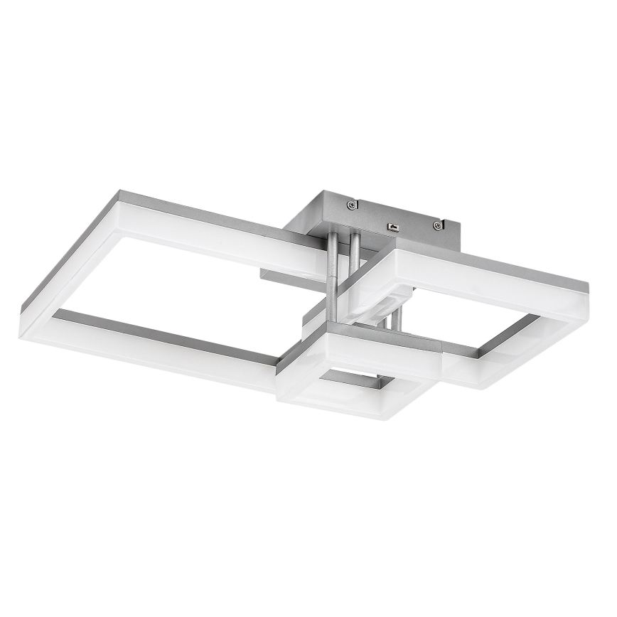 Rabalux - Plafón LED LED/22W/230V 3000/4000/6500K cromo mate