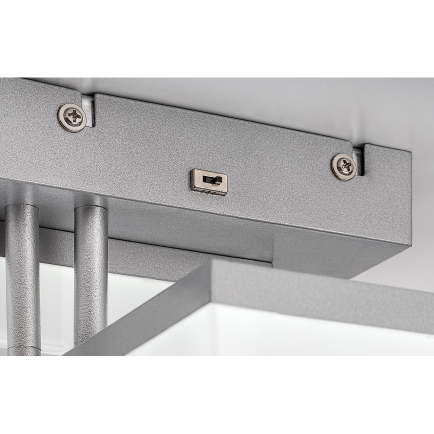 Rabalux - Plafón LED LED/22W/230V 3000/4000/6500K cromo mate