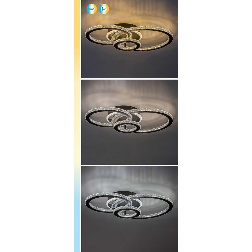 Rabalux - Plafón LED regulable LED/40W/230V 3000-6500K + control remoto