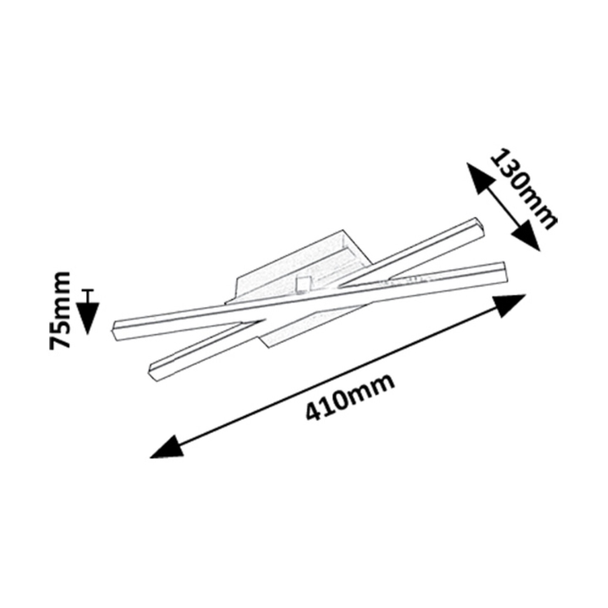 Rabalux - Plafón LED LED/16W/230V 4000K