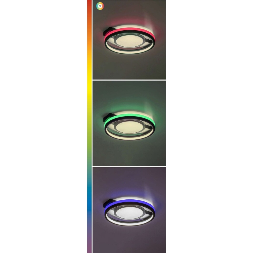 Rabalux - Plafón LED RGB regulable LED/40W/230V 3000-6500K + control remoto