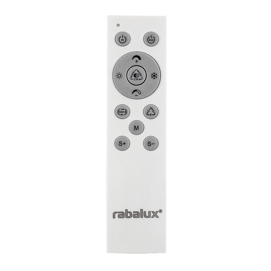Rabalux - Plafón LED RGB regulable LED/40W/230V 3000-6500K + control remoto