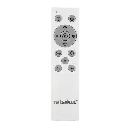 Rabalux - Plafón LED RGB regulable LED/22W/230V 3000-6500K + control remoto