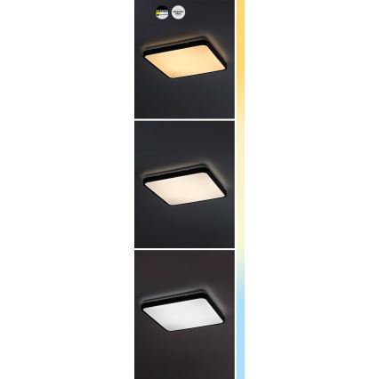 Rabalux - Plafón LED de baño LED/36W/230V 3000/4000/6000K IP44 42x42 cm blanco