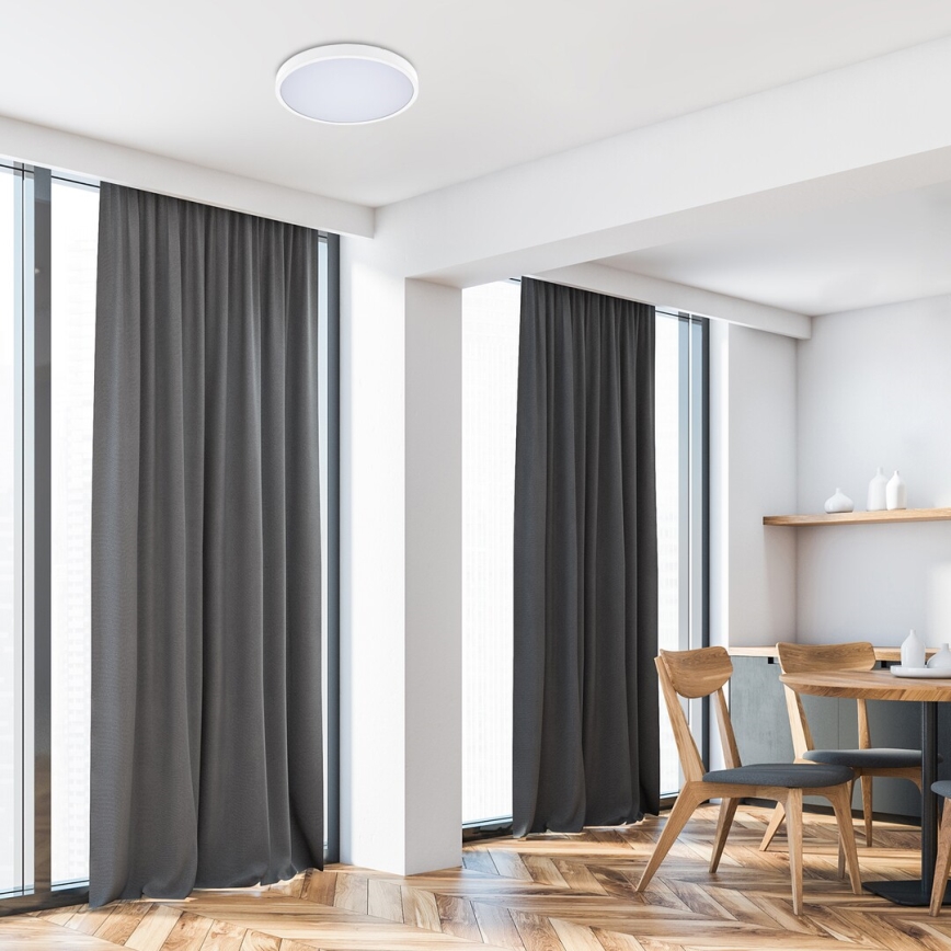 Rabalux - Plafón LED de baño LED/18W/230V 3000/4000/6000K IP44 diá. 30,5 cm blanco