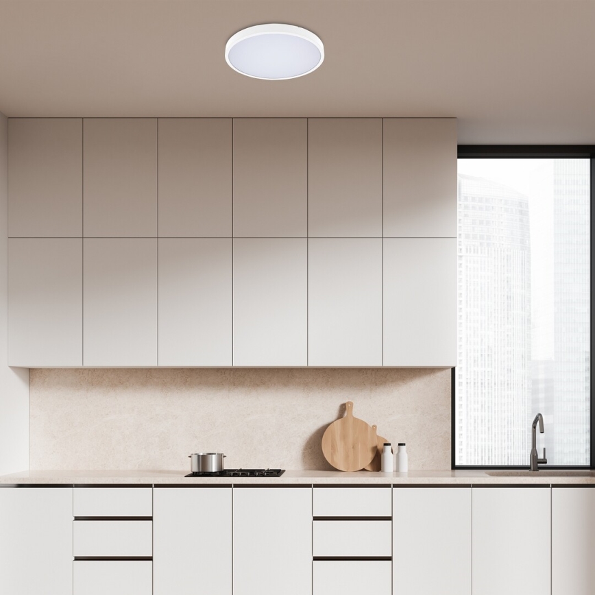 Rabalux - Plafón LED de baño LED/24W/230V 3000/4000/6000K IP44 diá. 35,5 cm blanco