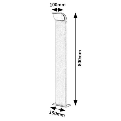 Rabalux - Lámpara LED de exterior LED/9W/230V IP65