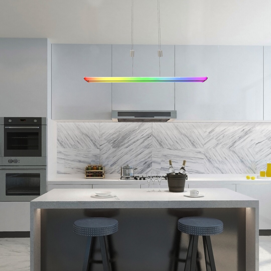 Rabalux - LED RGB Lámpara colgante regulable LED/24W/230V Wi-Fi Tuya + control remoto