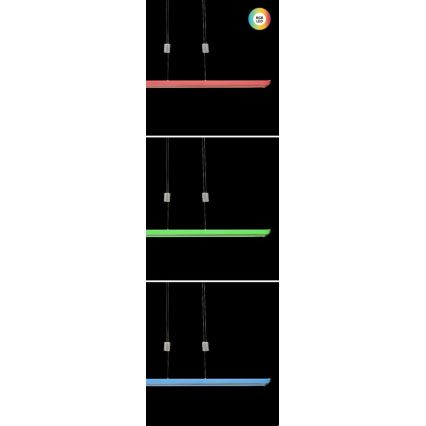 Rabalux - LED RGB Lámpara colgante regulable LED/24W/230V Wi-Fi Tuya + control remoto