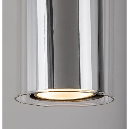 Rabalux - Lámpara colgante 1xGU10/50W/230V transparente/cromo brillante