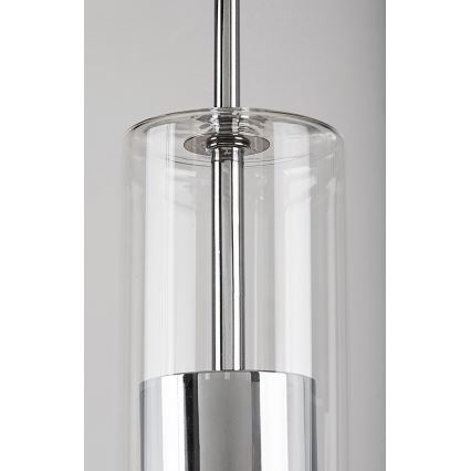 Rabalux - Lámpara colgante 1xGU10/50W/230V transparente/cromo brillante