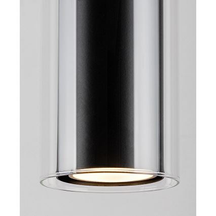Rabalux - Lámpara colgante 1xGU10/50W/230V transparente/negro