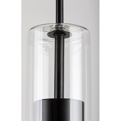 Rabalux - Lámpara colgante 1xGU10/50W/230V transparente/negro