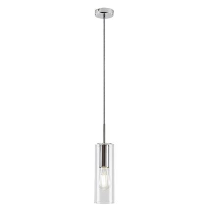 Rabalux - Lámpara colgante 1xE27/40W/230V transparente/cromo brillante