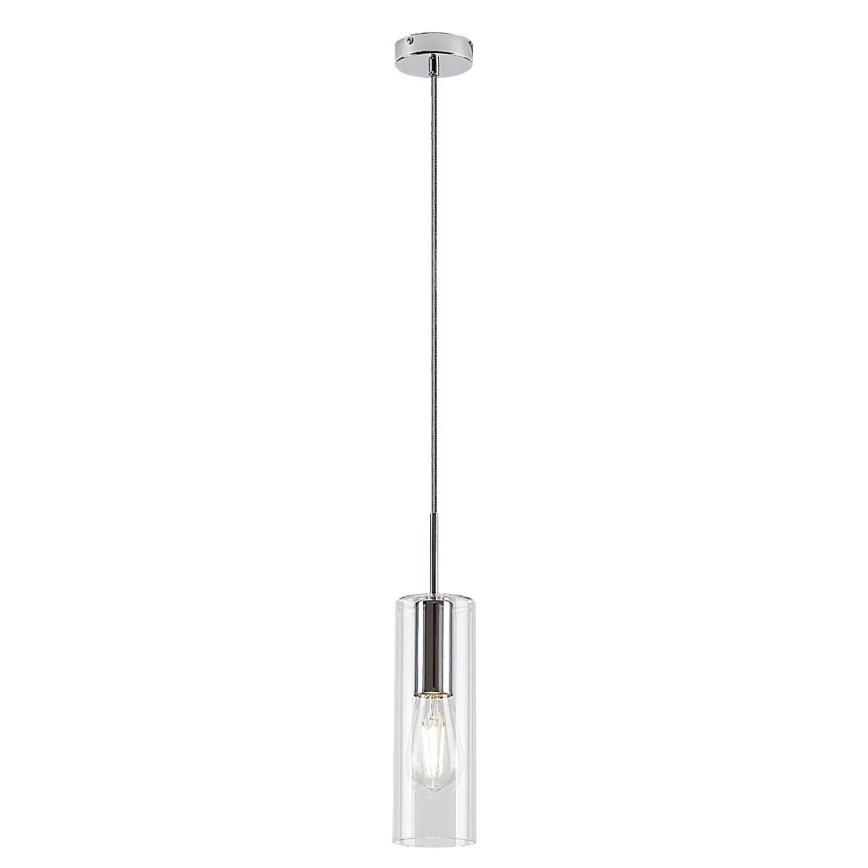 Rabalux - Lámpara colgante 1xE27/40W/230V transparente/cromo brillante