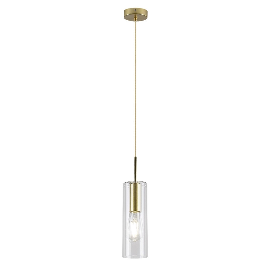 Rabalux - Lámpara colgante 1xE27/40W/230V transparente/dorado