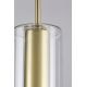 Rabalux - Lámpara colgante 1xE27/40W/230V transparente/dorado