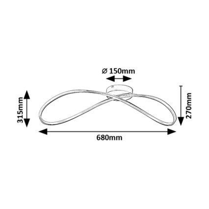 Rabalux - Plafón LED LED/30W/230V 3000K