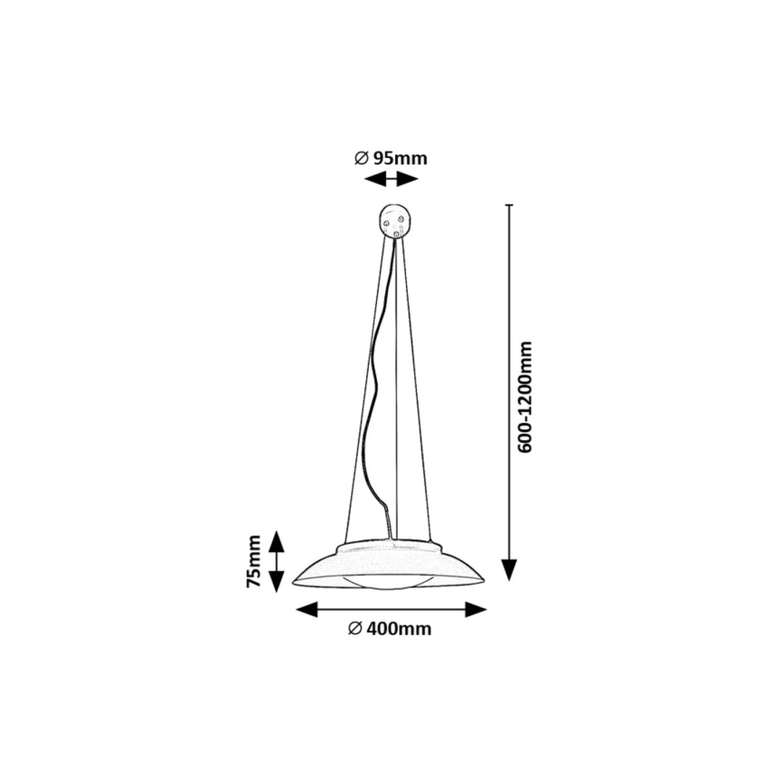 Rabalux - Lámpara LED colgante LED/24W/230V 3000K