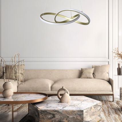Rabalux - Lámpara LED colgante LED/36W/230V 3000K dorado